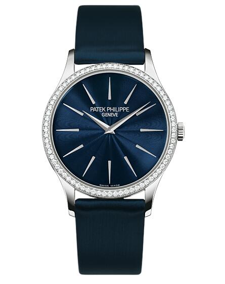 Patek Philippe Calatrava 4897 White Gold Night Blue Watch 4897G-001